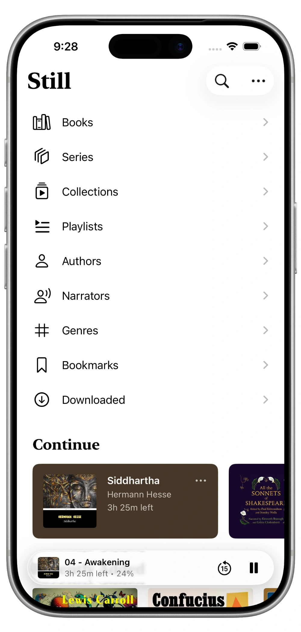 Still library screenshot